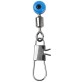 Plastic head swivel with interlock snap