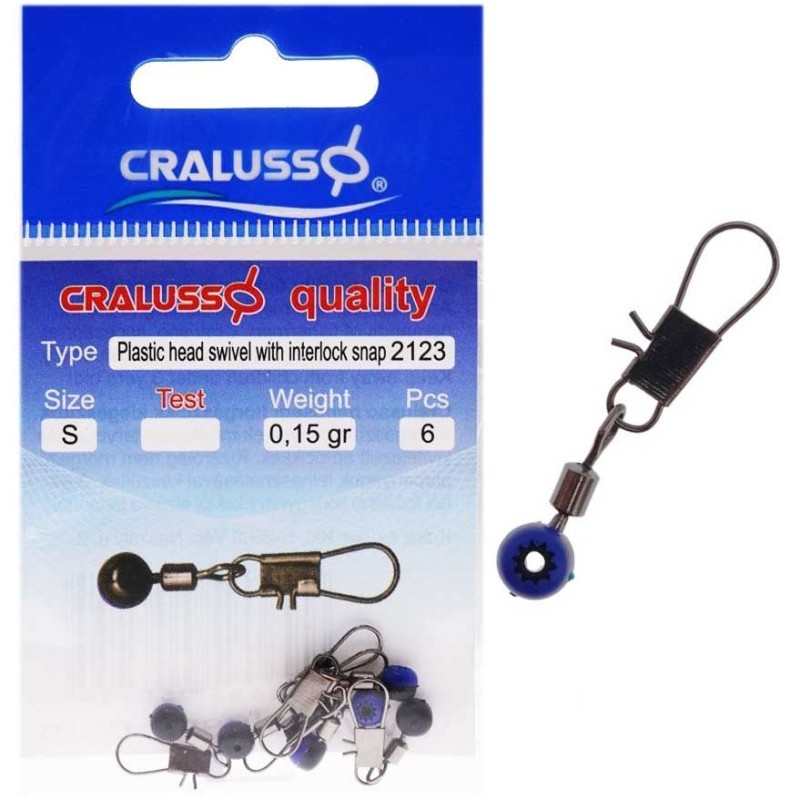 Plastic head swivel with interlock snap Plastic head swivel with interlock snap