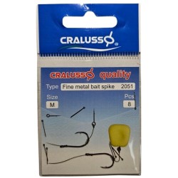 Fine metal bait spike Fine metal bait spike