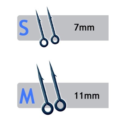 Fine metal bait spike Fine metal bait spike