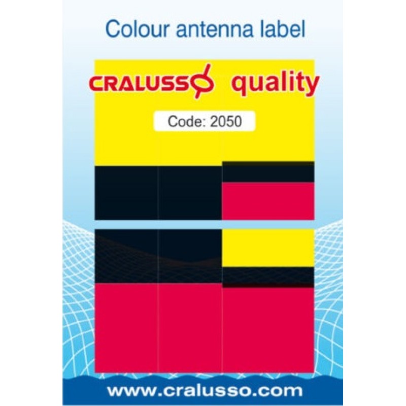 Colour antenna label