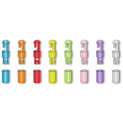 Koncovky na amortizačnú gumu