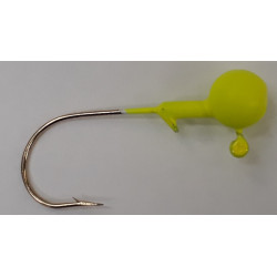 Jigová hlavička okrúhla - žltá Jigová hlavička okrúhla - žltá